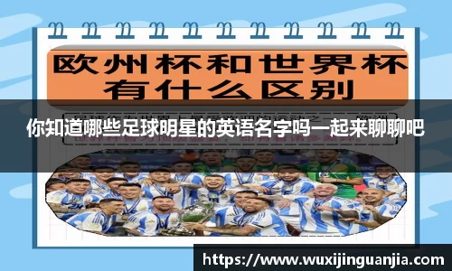 你知道哪些足球明星的英语名字吗一起来聊聊吧